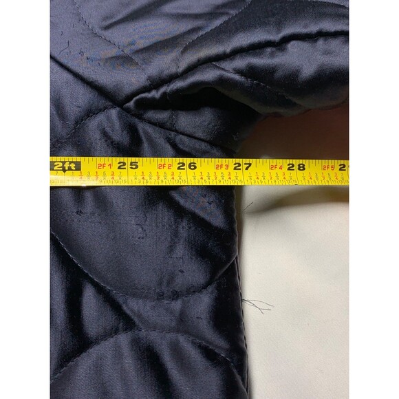 NWT J.Crew Collection Quilted Cocoon Coat Primaloft® Sz XXL Navy Sherpa Collar - Picture 5 of 14